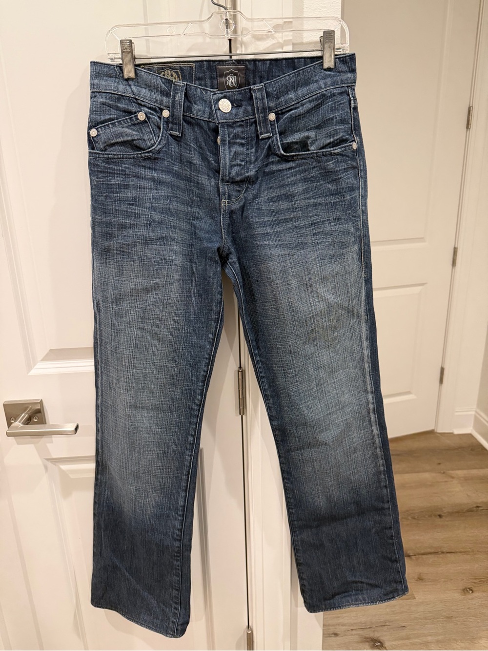 Rock & Republic Men's Washed Blue Relaxed Jeans